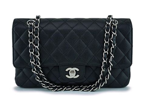 chanel 25cm caviar|Chanel Medium Caviar Classic Double Flap Bag .